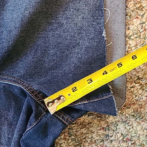 DIP BRAND WOMENS PLUS SIZE BLUE JEAN CUTOFF SHORTS SIZE 24W - Picture 11 of 16